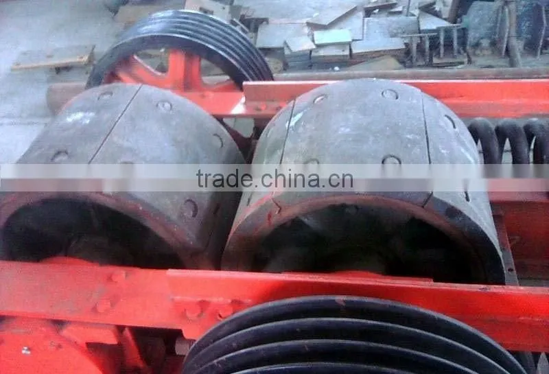 Mining equipment 2PG800 double roll crusher sale