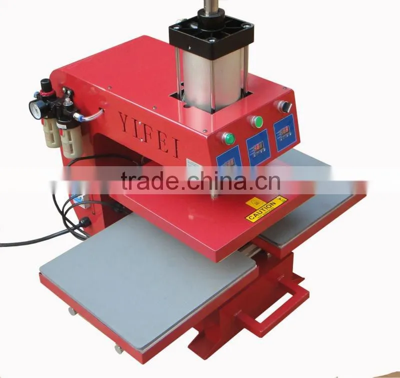 High Quality Pneumatic Large Format Double Stations Heat Press Machine