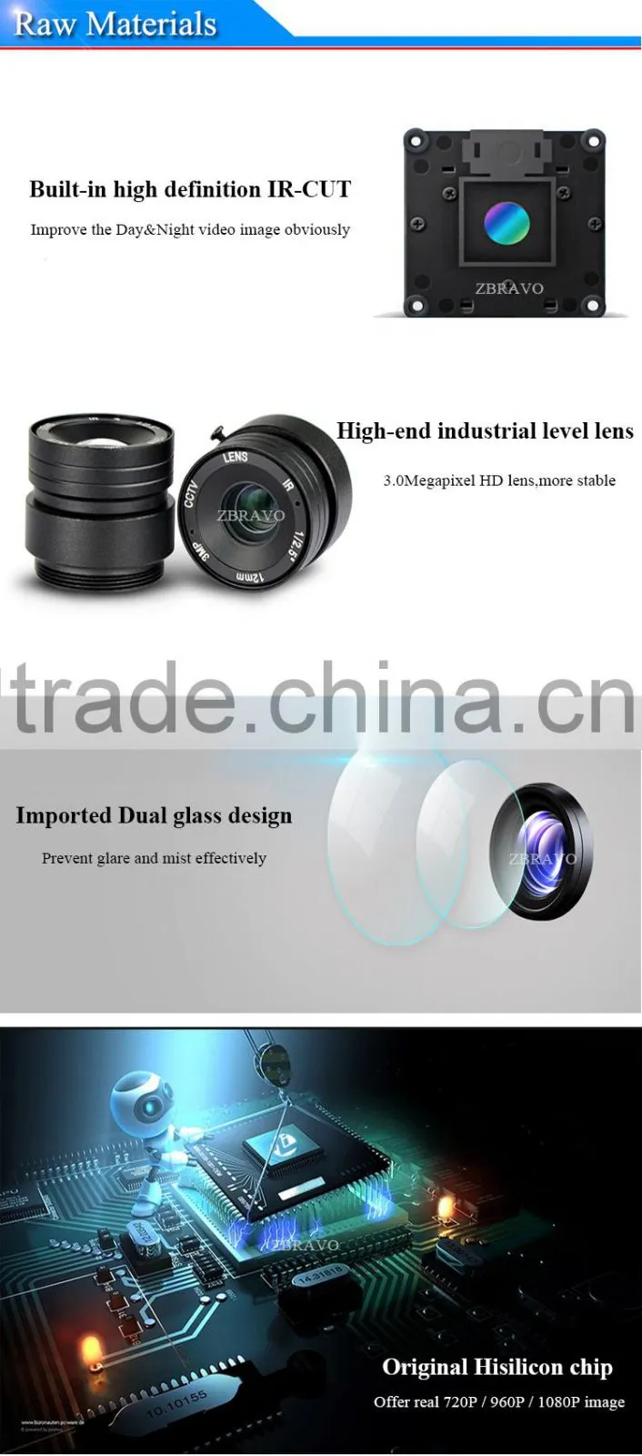 low lux 1.0MP IP cam,Hi-technology IP dome camera