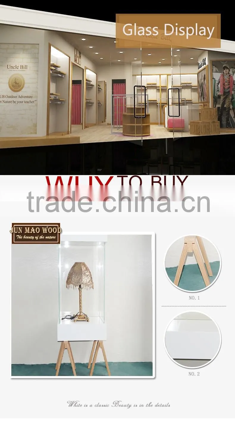 2016 New Jewelry Glass Display Cabinet ,Glass Display Showcase ,Display Cabinet Glass Showcase