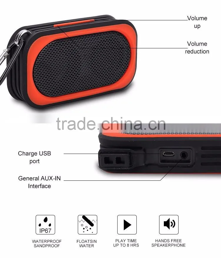 Portable Floatstone Waterproof V4.0 Bluetooth Wireless Speaker