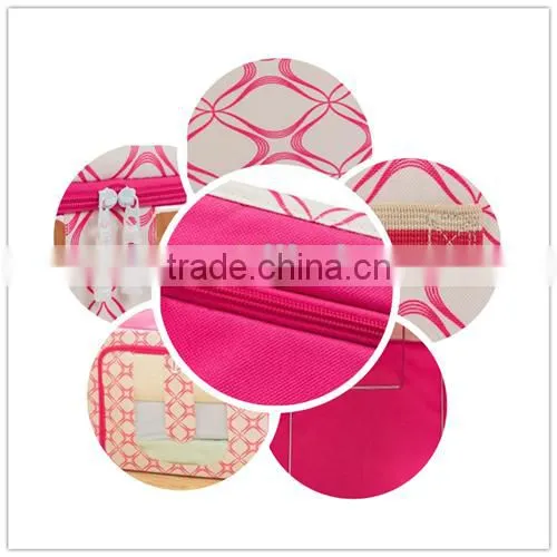 Good quality flexible space saving household foldable oxford cloth storage box