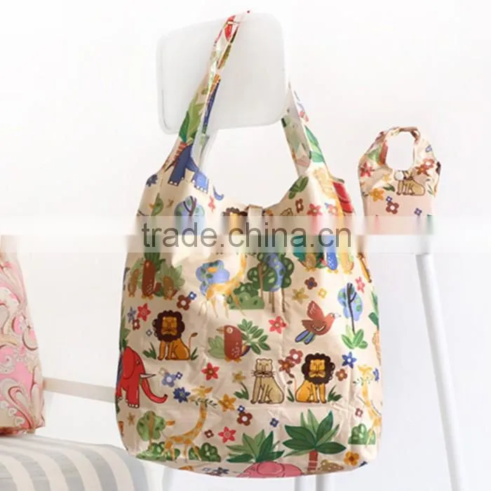 New Design nylon foldable travel bag polyester foldable shopping bag