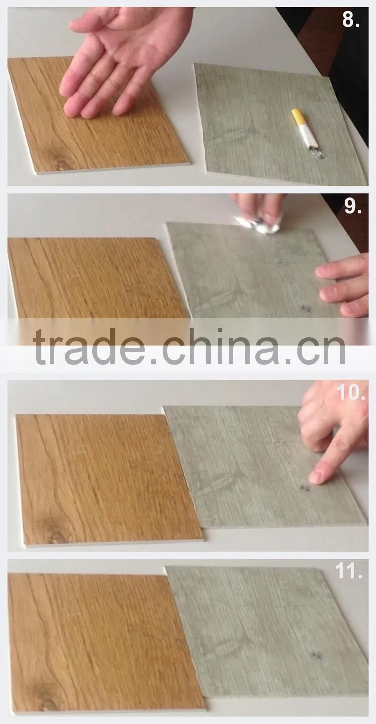 HM-1025 Hot-sale fiberglass waterproof wood texture vinyl plank