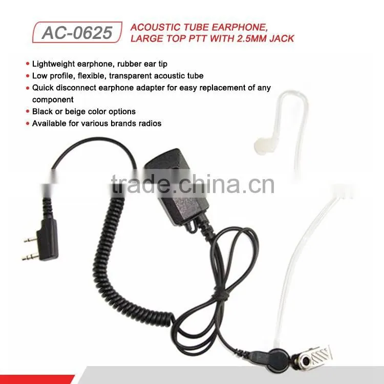 Handfree Noise Canceling Function Air Tube Cheap Earphone with Mic