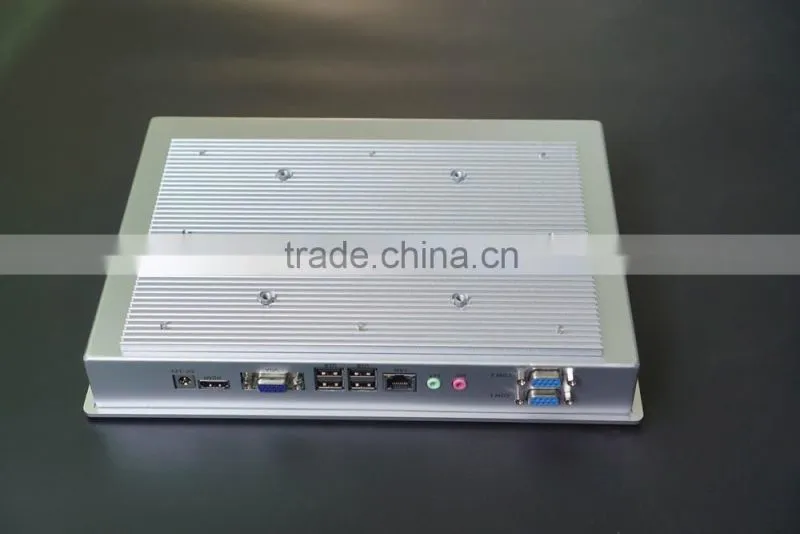 Waterproof & Dustproof 10.4 inch aluminum front panel pc industrial all in one