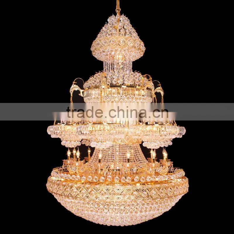 Modern Chandelier Light & Big Crystal Reidential Chandelier for Event Party