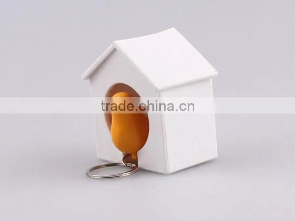 Sparrow plastic keyring