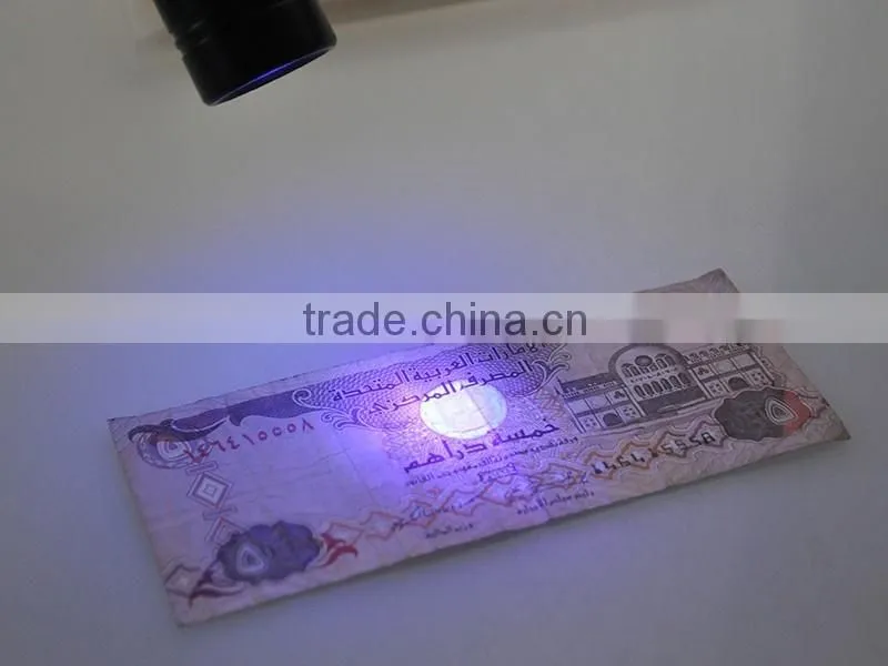 Purple Light 12 LED 395nm UV LED Flashlight for Money Detect Wholesale