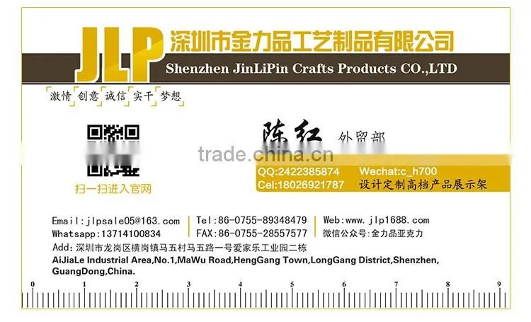 Customized acrylic trophy display stand with factory price
