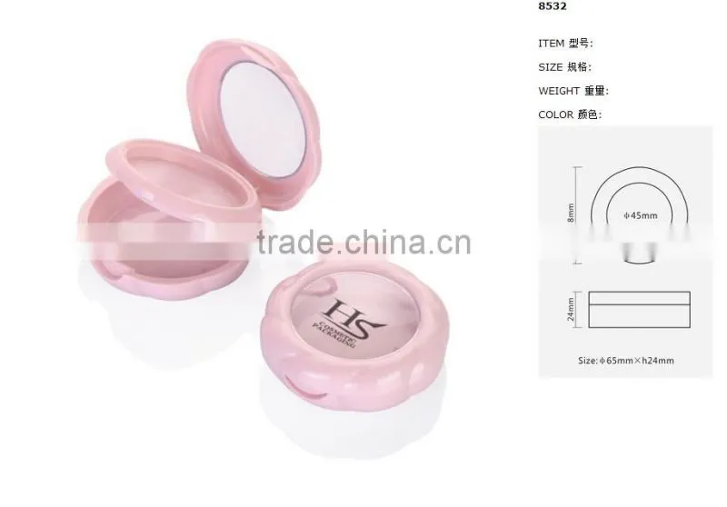 empty powder puff containers