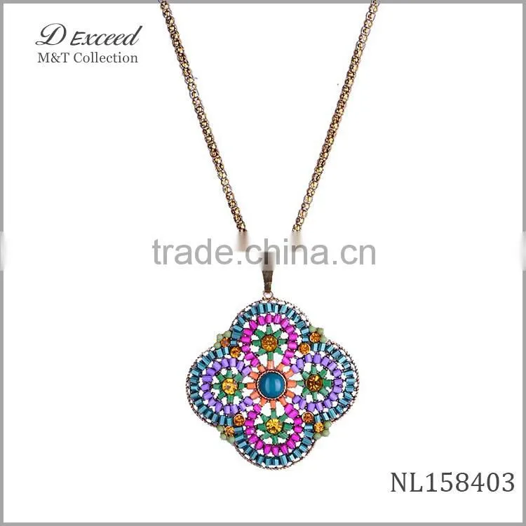 fashion square pendant necklace OEM&ODM Accept
