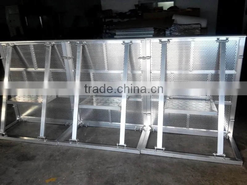 2014 RP aluminum crowd control barricades
