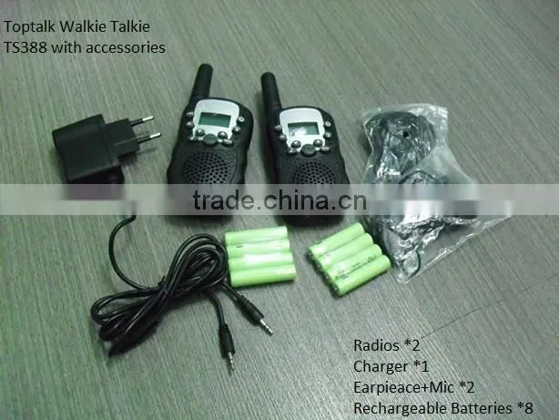 OEM long range walkie talkie sets PMR446 8 channel for America