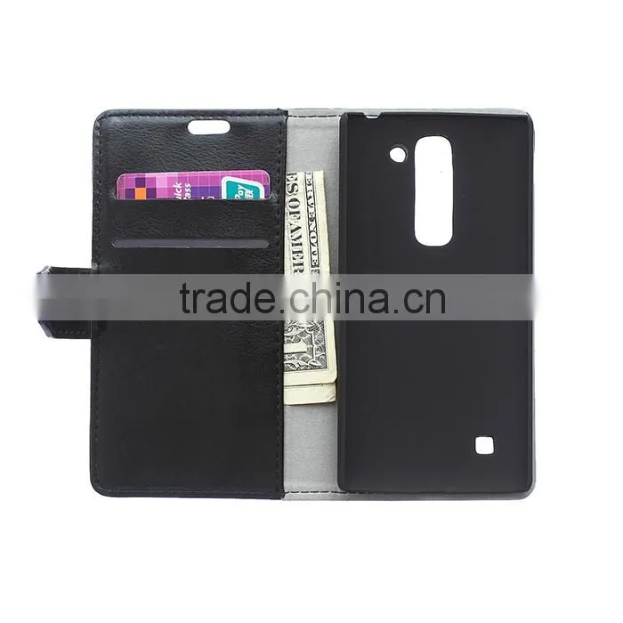 Wholesale Flip Cover Leather Case For LG Spirit H440N ,For LG Spirit H440N Book Cover Stand Case