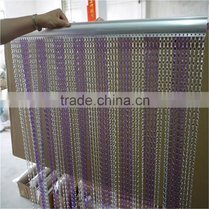 light aluminum chain link screen for doors curtain