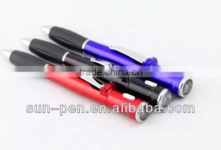 folding multi-funtional LED ball pen