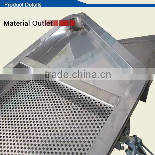 Granules square vibrating filter screen machine for sale