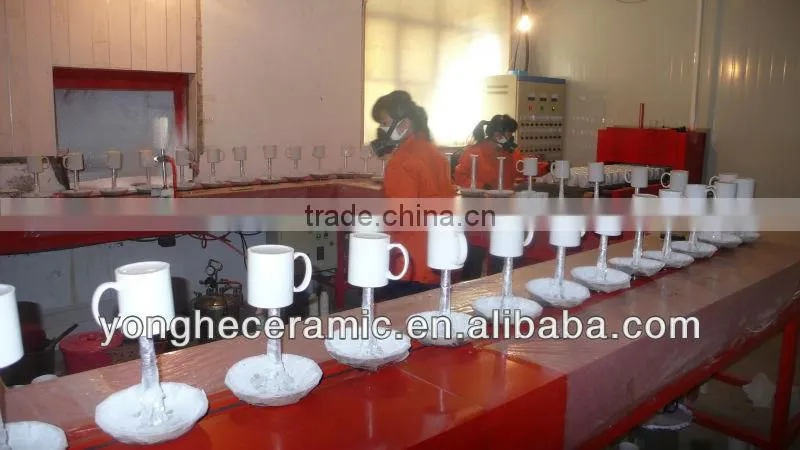 Blank sublimation mug or color handle sublimation mug