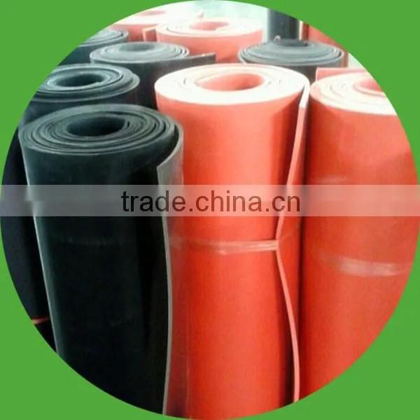 Industrial rubber sheet as grommet and gasket
