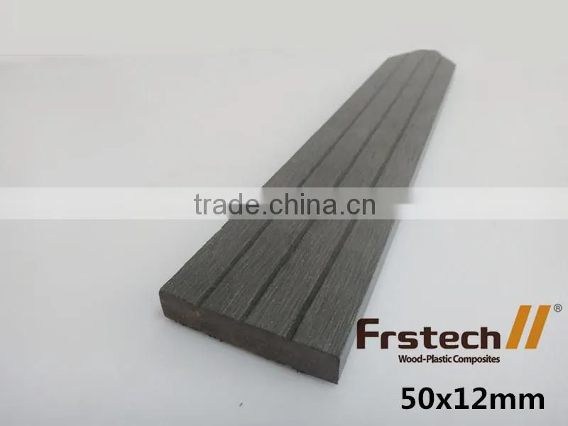 wood plastic composite slats outdoor decorative panel wpc wood deckings
