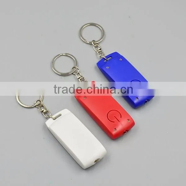 2016 Hot Sale Promotional LED Keyring Plastic