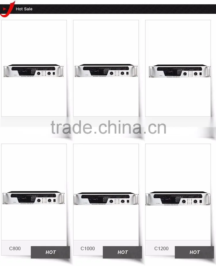 C1000-1000W Pro Stage Power Amplifier For Music Concert