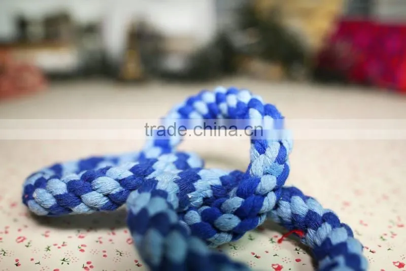 Three rings dog rope toy
