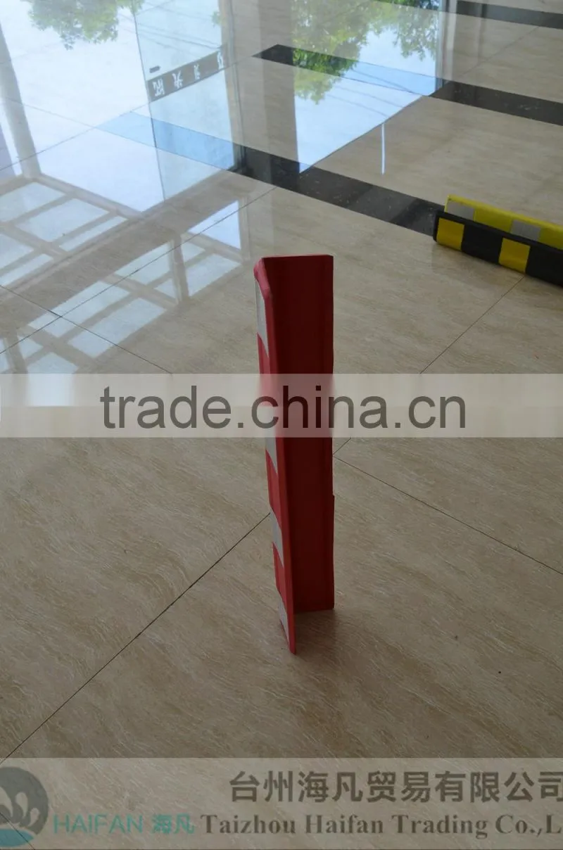 800*100*8mm round EVA colorful high visibility corner guard /Good quality Round Angle EVA plastic corner protector for garage