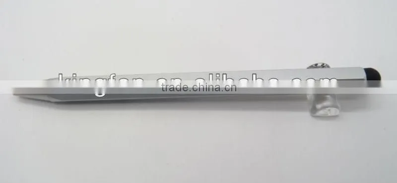 promotional metal hexangular touch pen