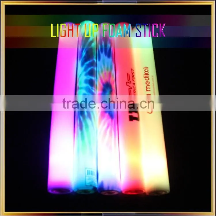 Light up LED Flashing foam Stick, KED foam golw baton