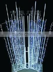 LED brilliant 3D decor motif light for piblic decoration