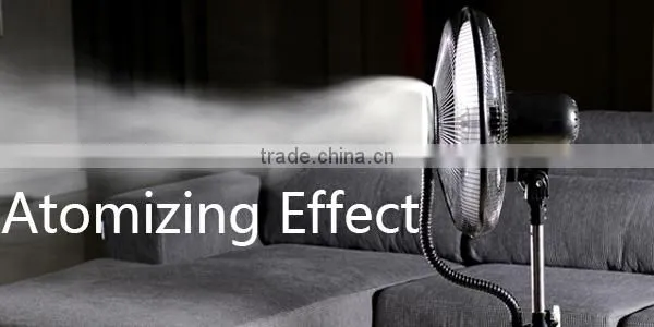 electric water spray cooling humidifier mist fan