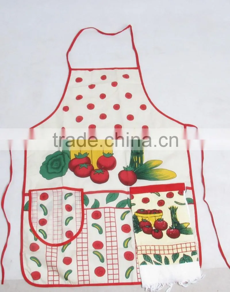 cotton fabric chef aprons Cooking Aprons Cotton Kitchen Apron