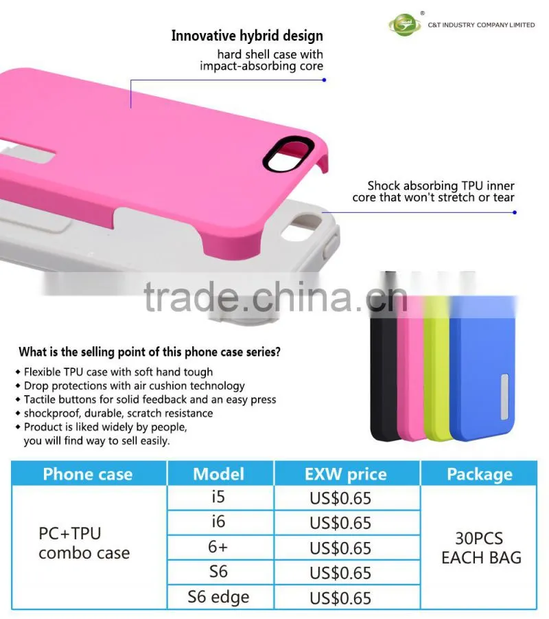 C&T 100% Handmade Genuine Leather Back Cover Case For Apple iPhone 7