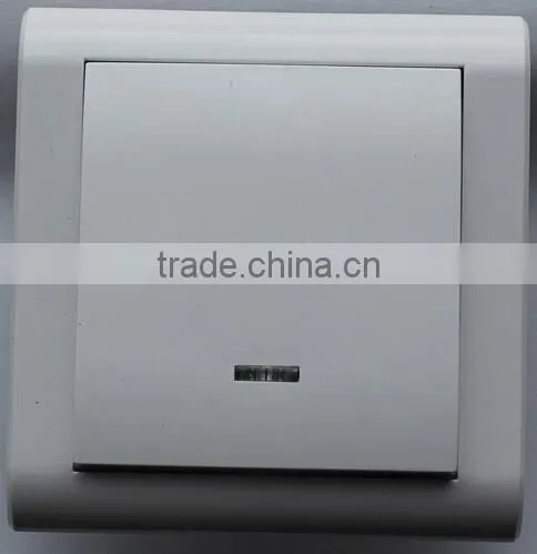 High quality European ABS shell full copper conductor flame-retarded base wall switch socket