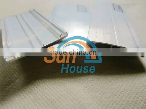 aluminium Connector for polycarbonate sheet installation