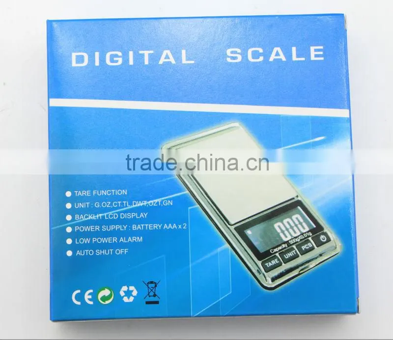 Digital Scale 500g x 0.01g jewelry scale / pocket scale
