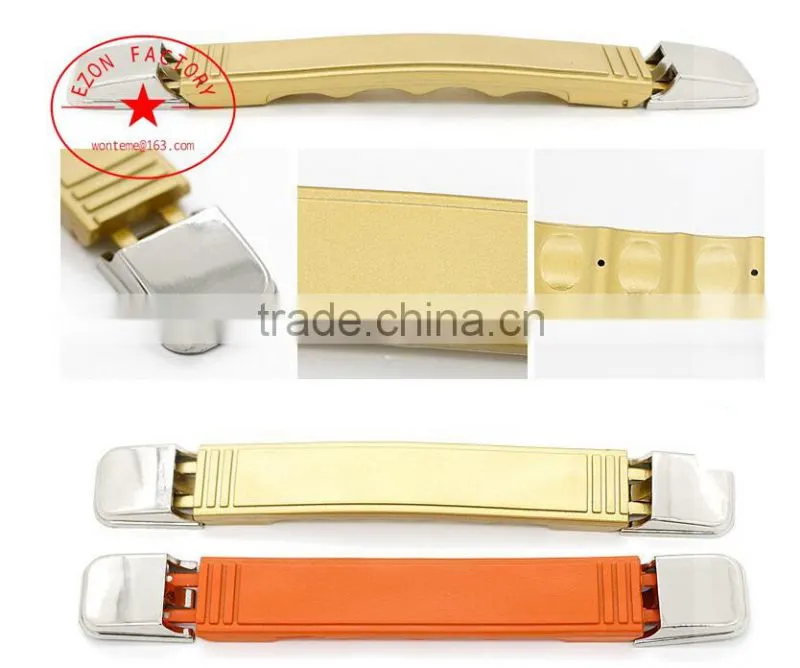 Brief case soft flexiable luggage case soft plastic handle /aluminum case plastic carrying handle ndle