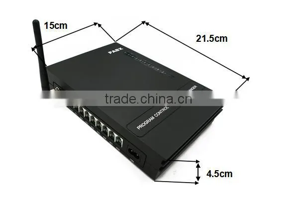 8 channels 1 SIM card GSM wireless PABX PBX MS108-GSM