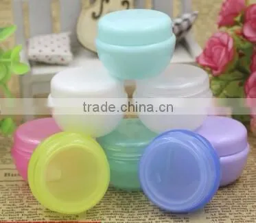 30g Blue Plastic jar container with plastic lid cap