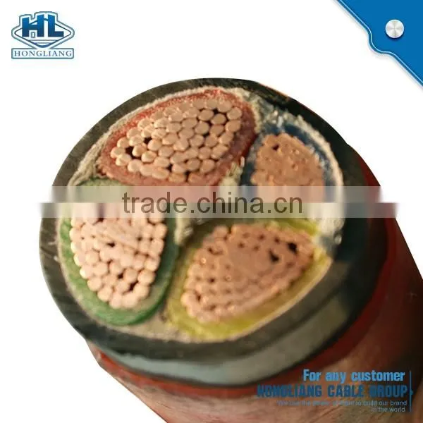 YJV YJV22 YJV32 Copper XLPE/PVC/SWA Power Cable 3x95+1x50 mm2