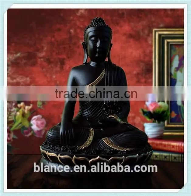 resin buddha statue sitting buddha figure for home decor