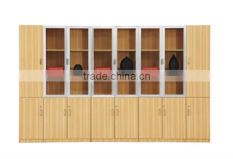 Modern office furniture vertical unique wooden filing cabinet