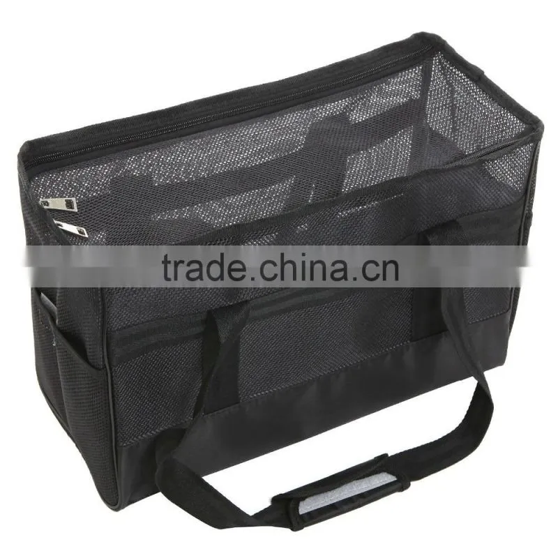 felt tote mesh hand bag