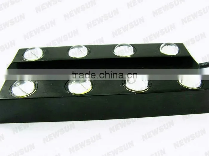 2*4W 8pcs Epistar leds daytime running lights, high quality tail light/ front light with one year warranty