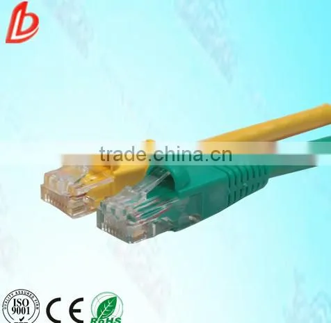 High speed CCA/CCS/Pure copper 24AWG UTP RJ45 cat5e patch cords,cat5 network cable