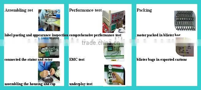 Factory customized sweeper dc geared motors