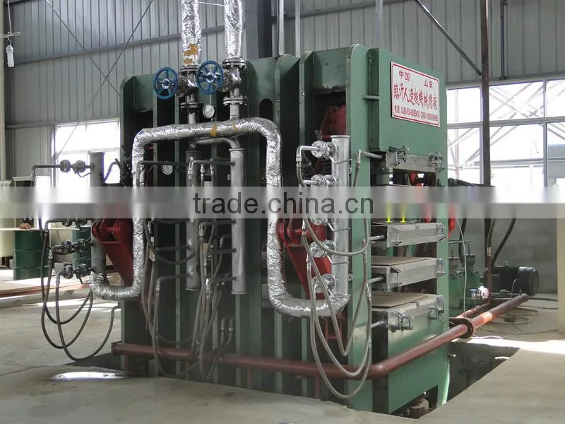 Wooden molded door hot press for door skin