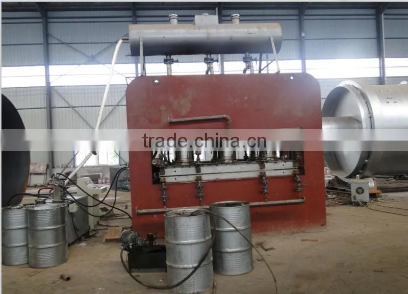 short cycle lamination hot-press for 2 sides in short time